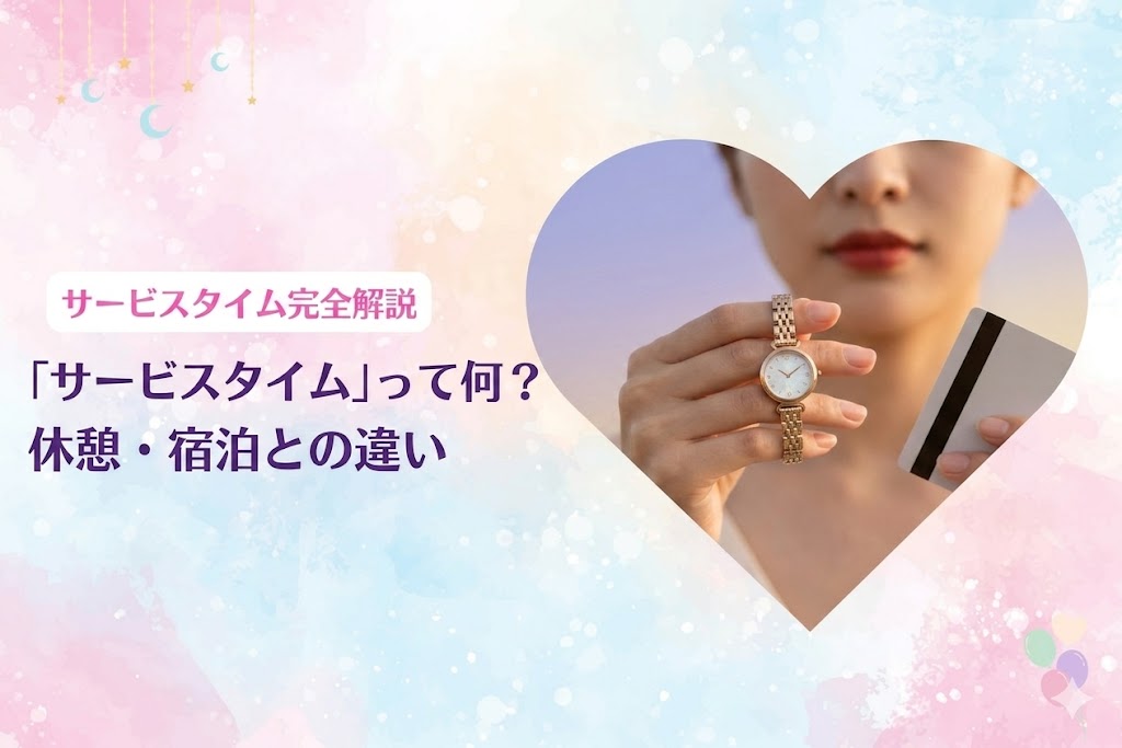 ラブホのサービスタイムとは何かを解説｜休憩・宿泊との違いと注意点
