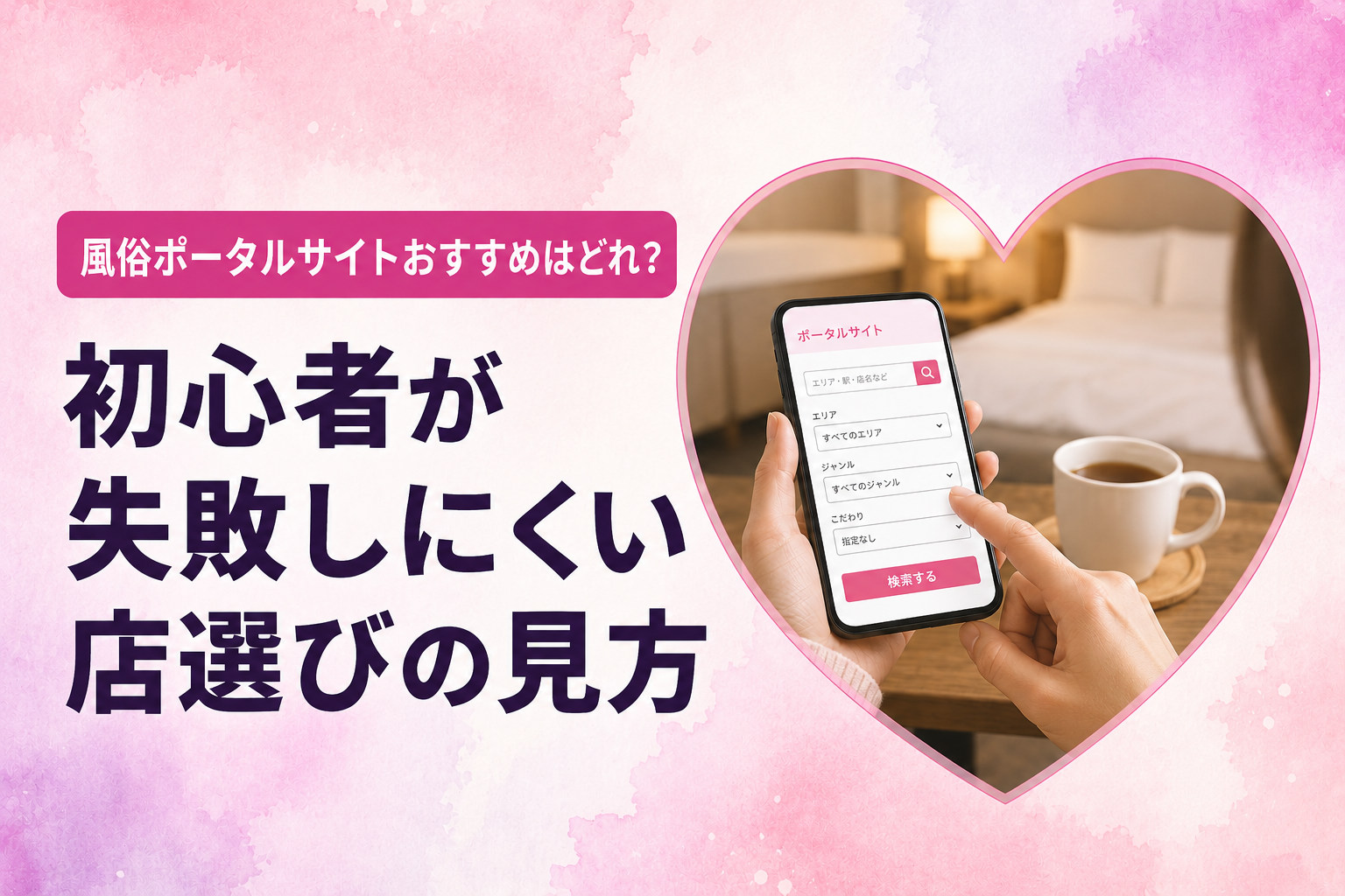 風俗ポータルサイトおすすめはどれ？初心者が失敗しにくい店選びの見方